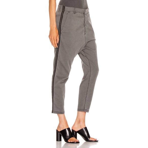 Nili Lotan Paris Pants with Double Tape in Charcoal, size 4 - Picture 12 of 15